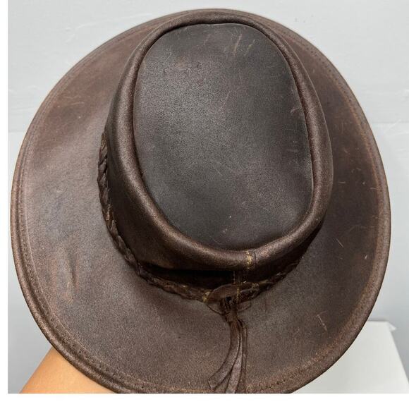Minnetonka Unisex Brown The Fold Up Hat / Size- Large - Picture 6 of 10